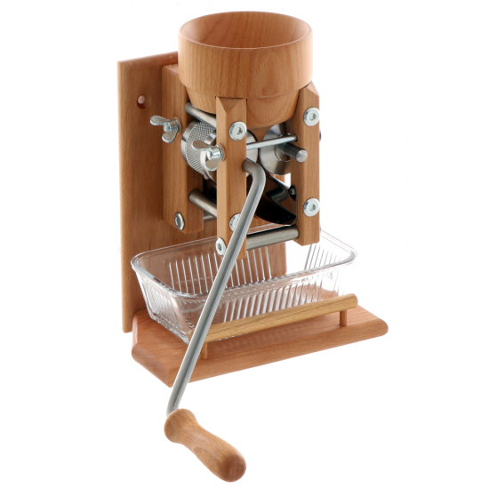 Eschenfelder 1230 en hêtre  150g - Floconneuse manuelle murale avec rouleaux en acier inoxydable