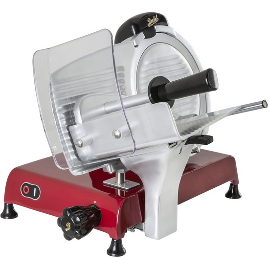 Berkel Red Line 250 Rouge - Trancheuse avec lame en acier chrom&eacute; de 250 mm - CE professionnelle