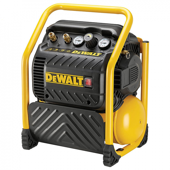 DEWALT DPC10QTC-QS - Compresseur d'air &eacute;lectrique compact portatif monophas&eacute;, oil-less - Motore 1.5 CV - 9.4 L