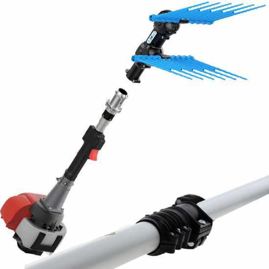 Peigne vibreur Alice Campagnola &agrave; moteur thermique 2T Kawasaki - perche t&eacute;lescopique 150/220 cm