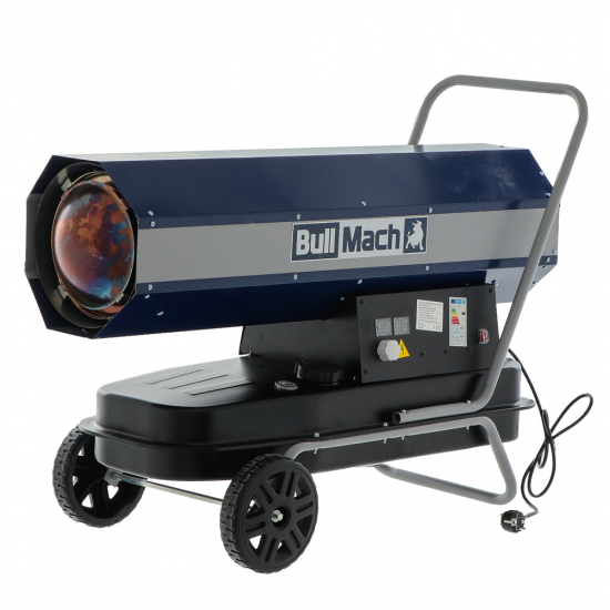 BullMach BM-DDH 60 - G&eacute;n&eacute;rateur d'air chaud diesel - &agrave; combustion directe - sur chariot  - 60kW