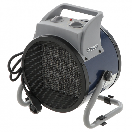 BullMach BM-EFH 2RC - G&eacute;n&eacute;rateur d'air chaud &eacute;lectrique - &eacute;l&eacute;ment chauffant en c&eacute;ramique  - 2kW