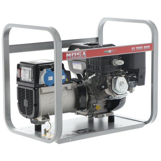 MOSA GE 7000 BBM AVR - Groupe &eacute;lectrog&egrave;ne &agrave; essence avec AVR 6 kW - Continue 5 kW Monophas&eacute; - Moteur B&amp;S XR2100