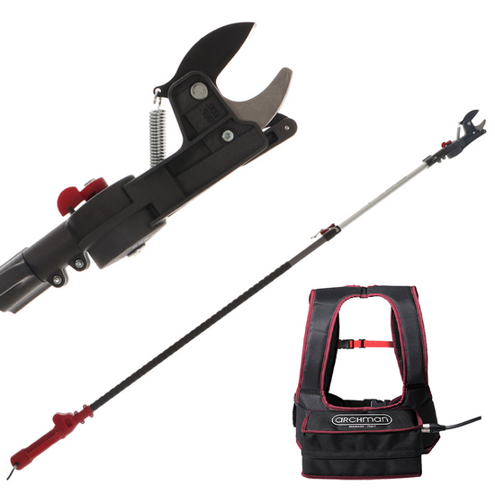 Archman Helium+ -Sécateur électrique de taille sur perche 195 - 295cm - 37V 8.7Ah - Diamètre de coupe 35 mm