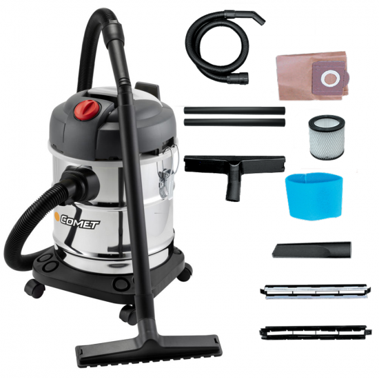 Comet CV 20 X - Aspirateur multifonction - Silencieux - Bidon 20 L - Série Premium