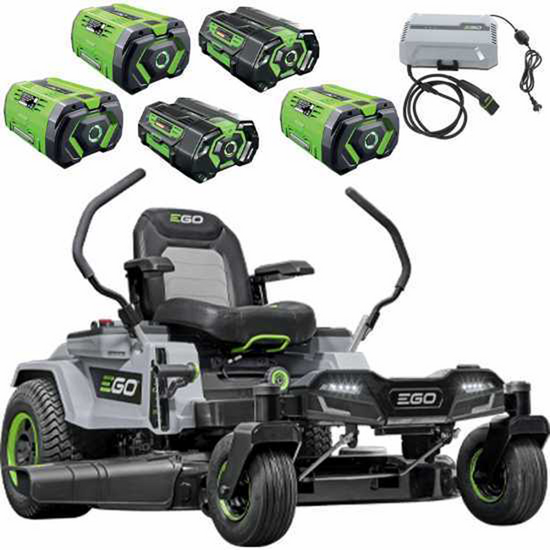 EGO ZT4201E-L Z6 - Tracteur tondeuse à batterie - 56V - 40Ah - Zéro rayon de braquage