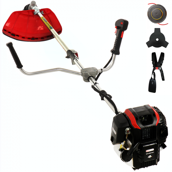 GeoTech-Pro GT-4PRO 43H - D&eacute;broussailleuse 4 temps &agrave; essence