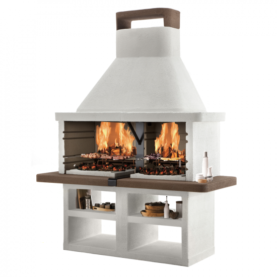 Palazzetti Argos - Barbecue en ma&ccedil;onnerie 3 en 1