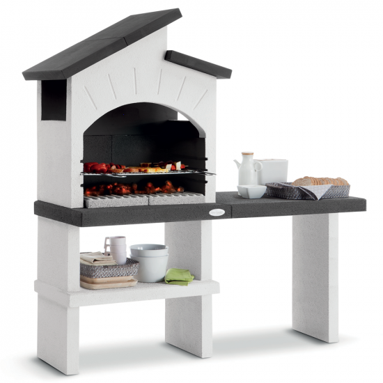 Palazzetti Ravello - Barbecue &agrave; bois et charbon en ma&ccedil;onnerie