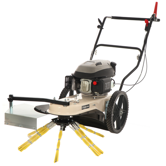 Balayeuse en acier avec moteur thermique &agrave; pouss&eacute;e BlackStone WYT 60-173 - Moteur 173 cm3