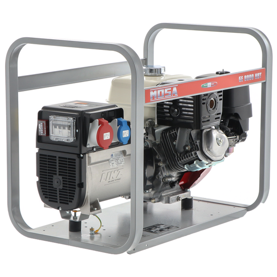 MOSA GE 8000 HBT - Groupe &eacute;lectrog&egrave;ne 6.4 KW triphas&eacute; - Alternateur italien - Moteur Honda GX390