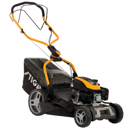 Stiga COMBI 748 S - Tondeuse &agrave; gazon thermique tract&eacute;e  - 4 en 1 - Moteur ST 140