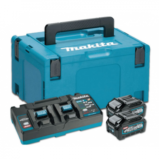 Starter Kit Energy XGT Makita 40V 2 batteries de 4.0 Ah - Chargeur double