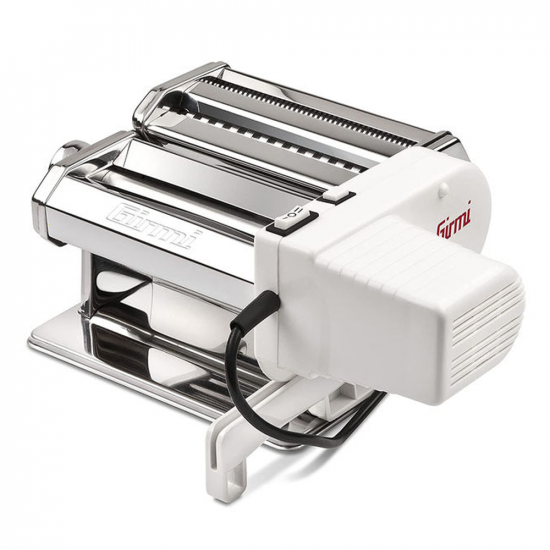 Girmi Pasta Machine - Laminoir - Machine &agrave; p&acirc;tes &eacute;lectrique/manuelle en INOX 90X