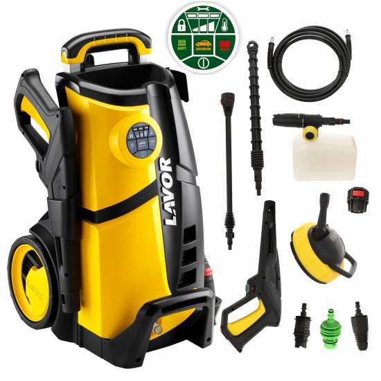 Nettoyeur haute pression Lavorwash &agrave; eau froide Lavor LVR4 150 Digit - 150 bars max