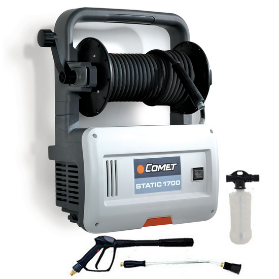 Comet Static 1700 Classic - Nettoyeur haute pression fixe &agrave; eau froide semi-professionnel - 510 lt/h - 150 bars