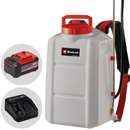 Einhell GE-WS 18/150 Li - Pulv&eacute;risateur &agrave; dos &agrave; batterie - 18V 5.2Ah