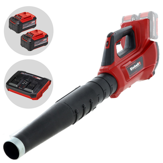 Souffleur &agrave; feuilles &agrave; batterie TURBO Einhell GE-LB 36/210 Li E - 2x 18V 5.2Ah