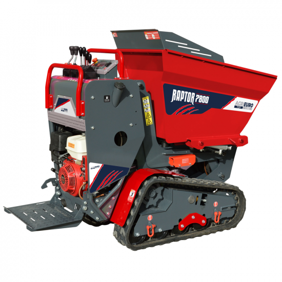 Brouette &agrave; moteur sur chenilles AgriEuro Top-Line RAPTOR 7800 HED - Honda GXe390