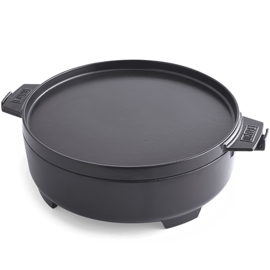 Cocotte en fonte 2 en 1 Weber