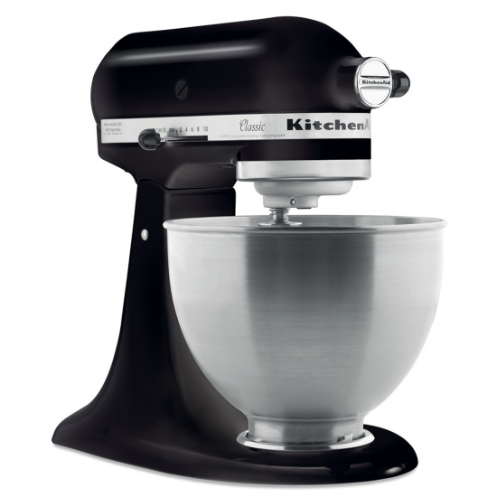 KitchenAid Classic 5K45SS Noir Onyx - Batteur m&eacute;langeur plan&eacute;taire