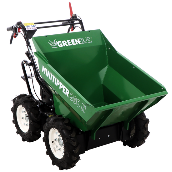 Brouette 4x4 à essence GreenBay MiniTipper 300 H - Moteur Honda GP160