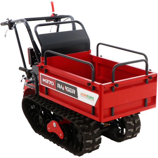 Brouette motoris&eacute;e &agrave; chenilles extensible Ranger  M370-E - Moteur Honda GX160 - D&eacute;marrage &eacute;lectrique