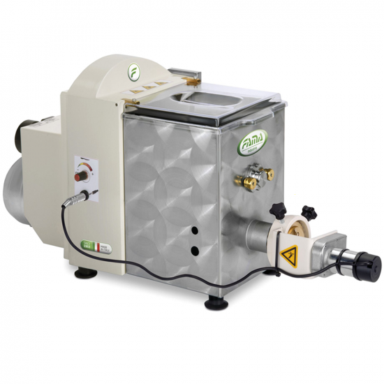 Fama Media avec coupe-pâtes - Machine à pâtes professionnelle 2 en 1 - Pétrissage et extrusion