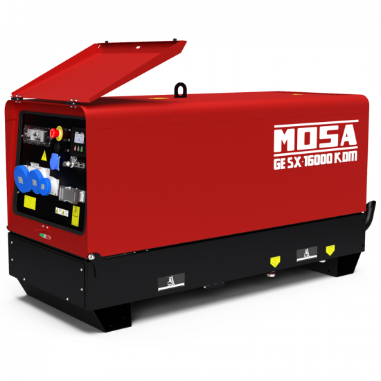 MOSA GE SX 16000 KDM - Groupe &eacute;lectrog&egrave;ne insonoris&eacute; 14.4 kW - Continu 13.2 kW Monophas&eacute; - Moteur Kohler KDW1003