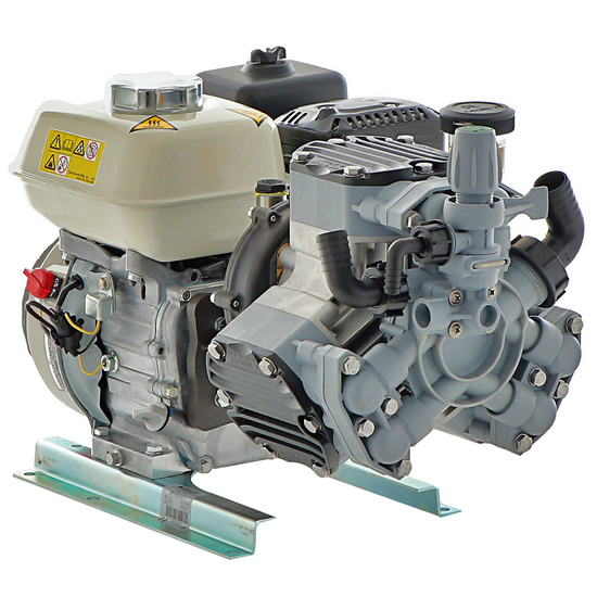 Motopompe de pulv&eacute;risation thermique Comet MTP P40/20 SC 4T - moteur Honda GP 160 - version pour acides et produits chimiques