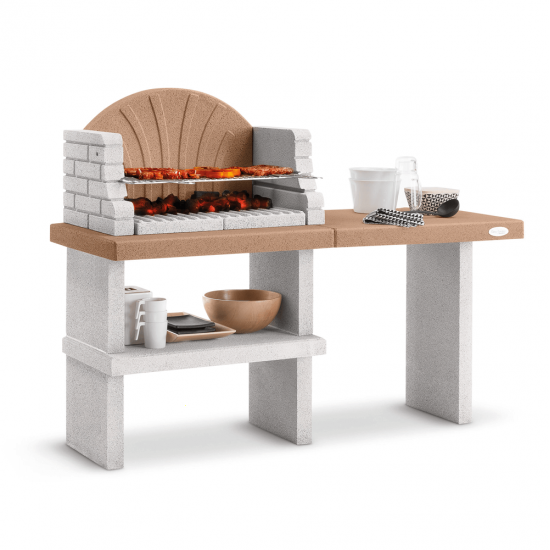 Palazzetti Vasto - Barbecue &agrave; bois et charbon en ma&ccedil;onnerie