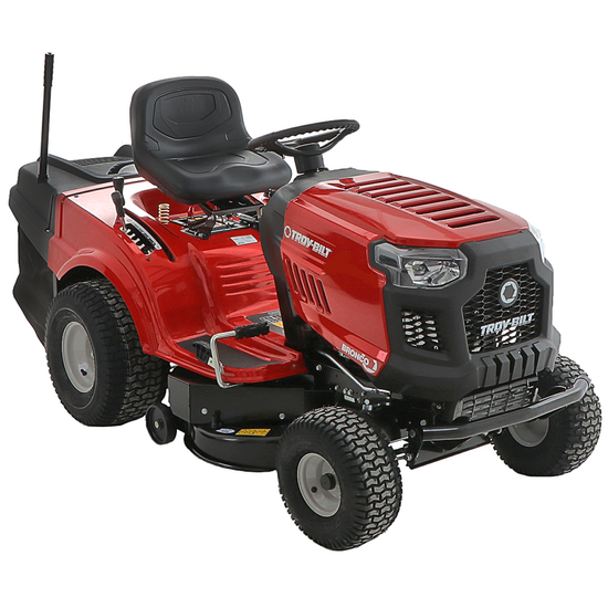 Troy Bilt Bronco 92T-R - Tracteur tondeuse - bo&icirc;te hydrostatique - bac de ramassage