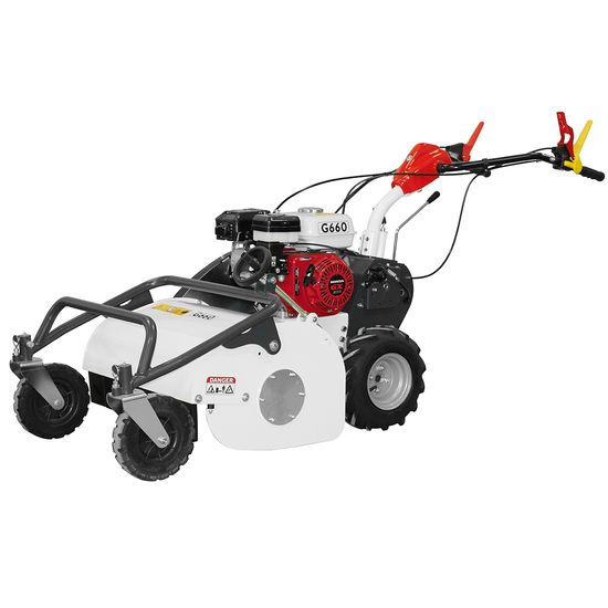 Barbieri G760 - Tondeuse d&eacute;broussailleuse professionnelle &agrave; couteaux - Honda GX200