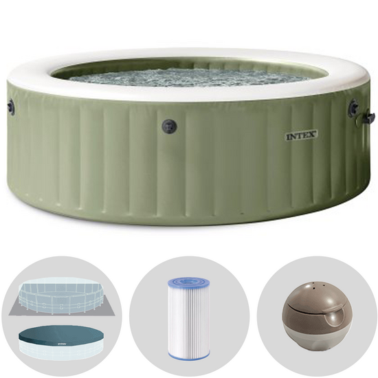 Intex Rotonda Bubble Massage 28412NP - &Oslash;236x71 cm - Piscine d'hydromassage spa