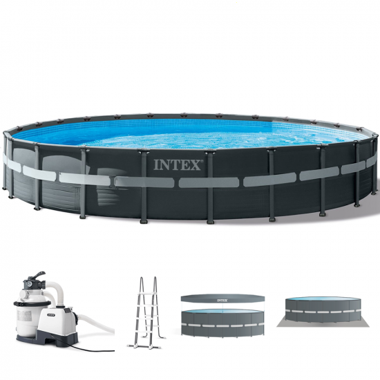 Intex Ultra XTR Frame 26340NP - &Oslash;732x132 cm - Piscine Ronde
