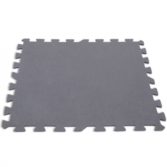 Dalle antid&eacute;rapante grise 50x50 cm 8pcs Intex 29084