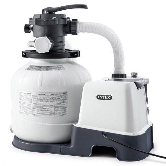 Pompe filtre &agrave; sable avec syst&egrave;me ECO Intex 26676 - D&eacute;bit d'eau 7900 L/h - 300W