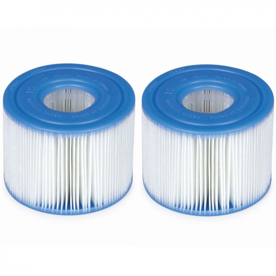 Cartouche filtre mod&egrave;le &quot;S1&quot; 2 pi&egrave;ces Intex 29001