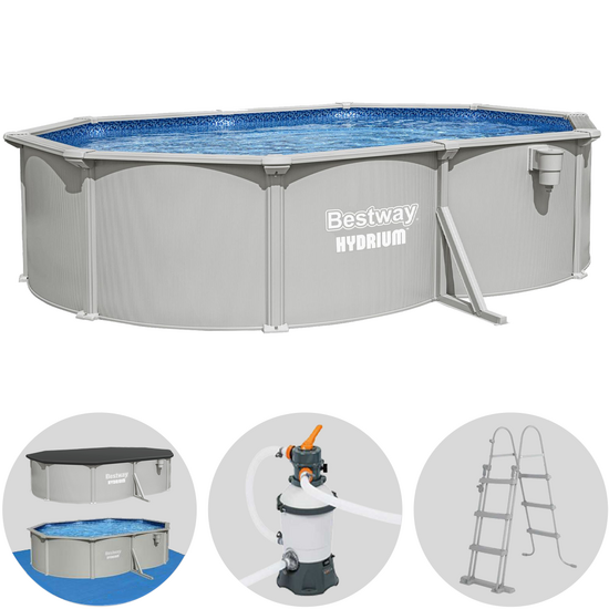 Bestway Hydrium 56586 - 500 x 360 x 120 cm - Piscine ovale