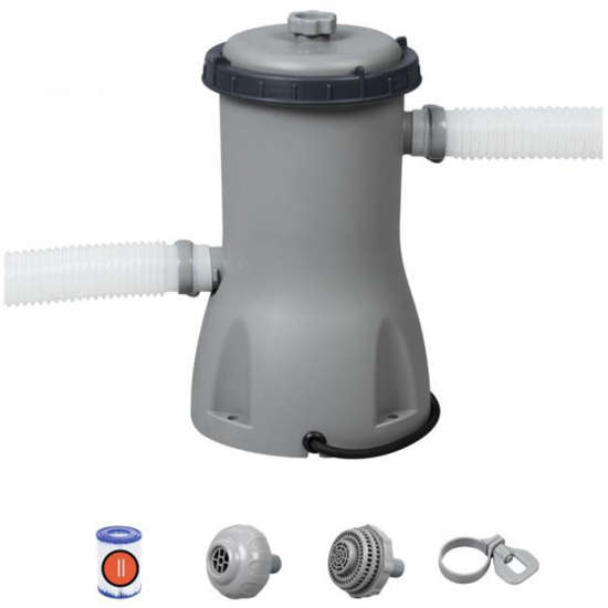 Pompe de filtration &agrave; cartouche Bestway 58386 - D&eacute;bit d'eau 3028 l/h - 32 W