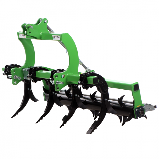 D&eacute;compacteur agricole Seven Italy BIG &agrave; 4 dents 160 cm rouleau m&eacute;canique