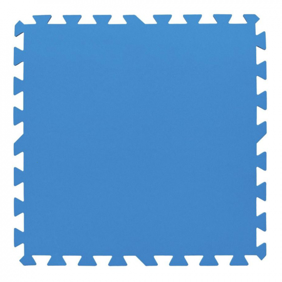 Dalle anti-dérapante bleue 50x50 cm 9 pièces Bestway 58220