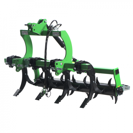 D&eacute;compacteur agricole Seven Italy BIG &agrave; 4 dents 160 cm rouleau hydraulique