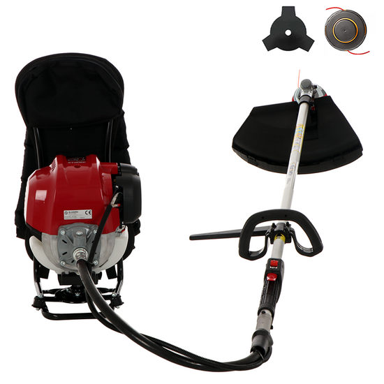 EuroMech ZHO 50C - D&eacute;broussailleuse &agrave; dos &agrave; essence 4 temps - Moteur Honda GX50