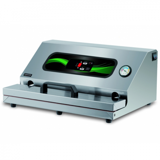 Machine &agrave; emballer sous vide professionnelle Euro 520 Pro Inox - Barre de soudure 52 cm