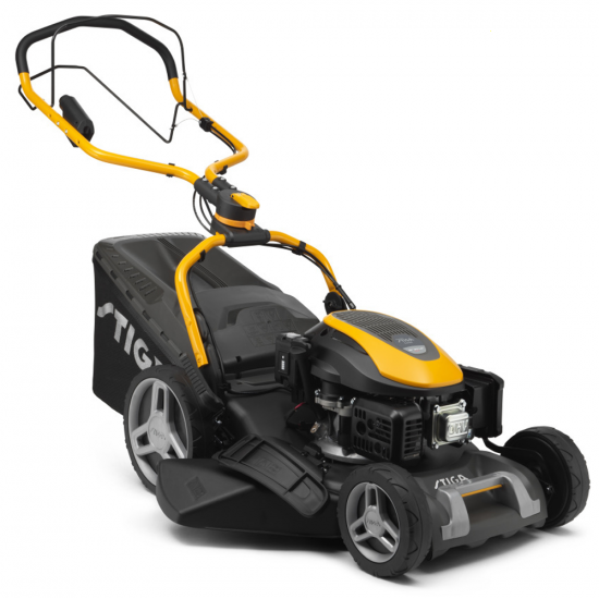 Tondeuse thermique tract&eacute;e Stiga COMBI 753 SE - 4 en 1 - Moteur ST 170 LS