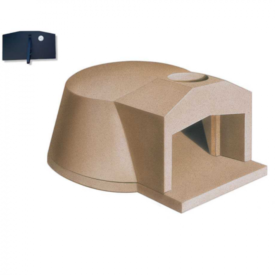 Linea VZ F1 - Four &agrave; bois encastrable avec chambre &Oslash; 85 cm - Capacit&eacute; de cuisson 3 pizzas