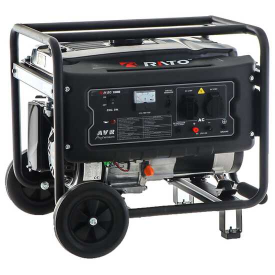 Groupe &eacute;lectrog&egrave;ne monophas&eacute; Rato R3000 - sur chariot - 2.7 Kw