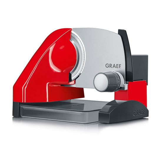 Graef SKS 500 Rouge  - Trancheuse 2 en 1 avec trancheuse &agrave; l&eacute;gumes - Lame de 170 mm