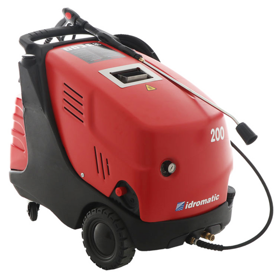 Idromatic Kon 200.15 - Nettoyeur haute pression à eau chaude professionnel - triphasé - 200 bar - 900 l/h